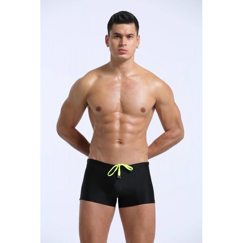 1914-PJ-Black Swimwear TasteeTreasures Black 28in-30in