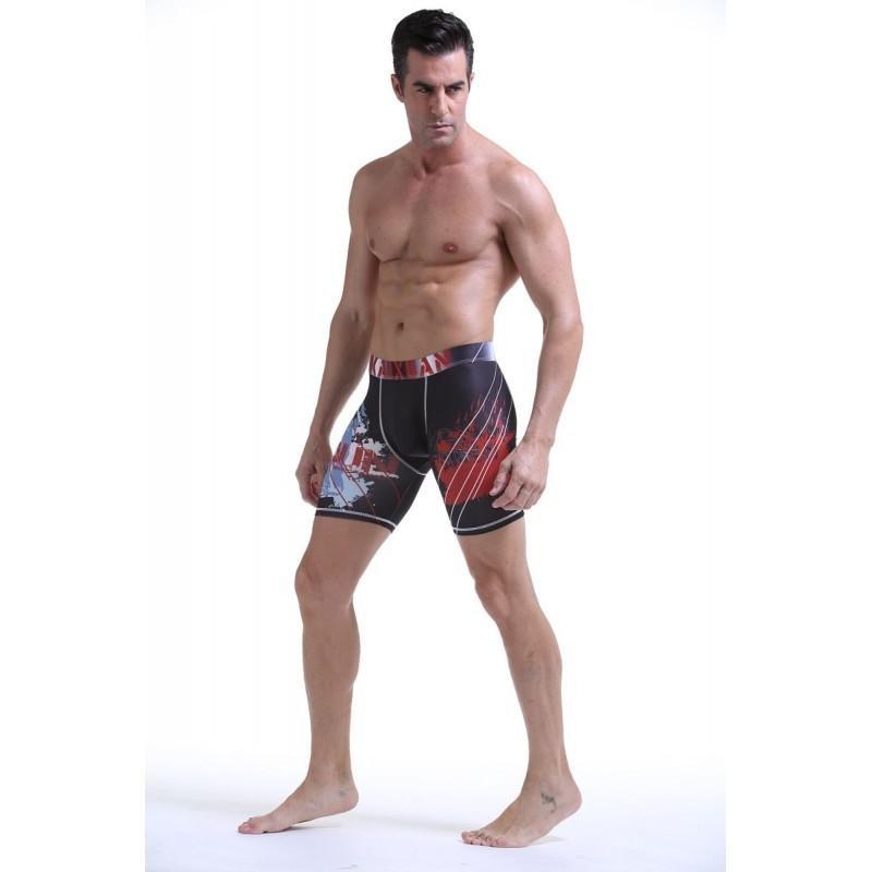 Black Compression Shorts TasteeTreasures