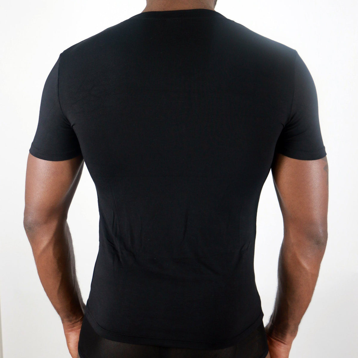 Plush Fitted V Neck Tops and Shirts TasteeTreasures 