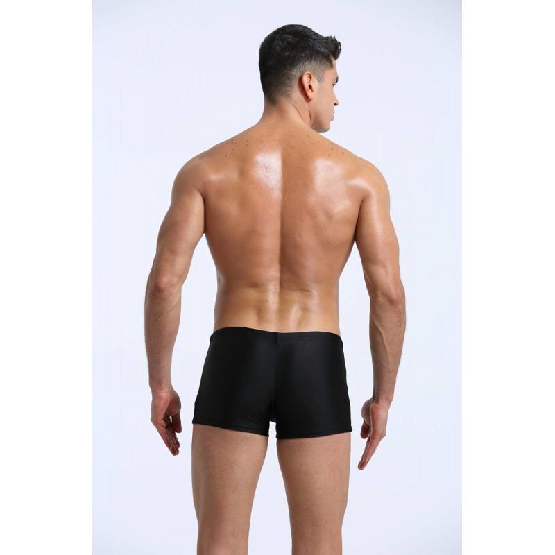 1914-PJ-Black Swimwear TasteeTreasures Black 28in-30in 