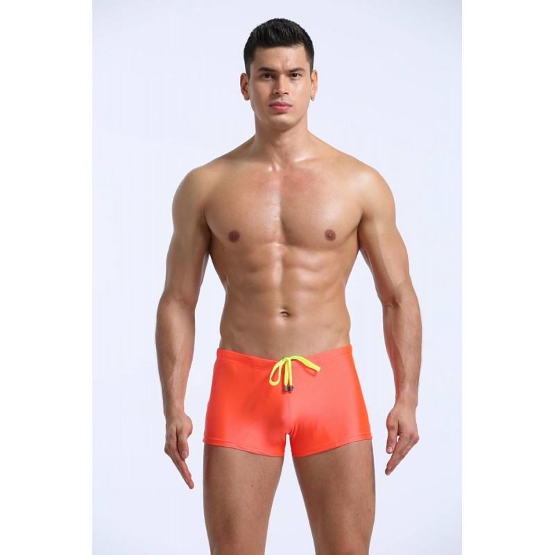 1914-PJ-Orange Swimwear TasteeTreasures Orange 28in-30in 