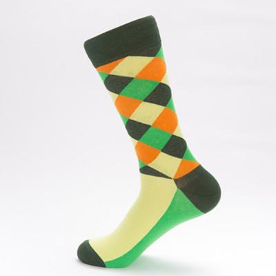 Green Envy Checker Socks Socks TasteeTreasures 