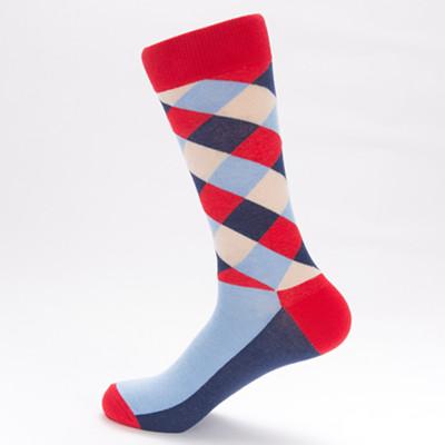 Roaring Red Checker Board Socks Socks TasteeTreasures 