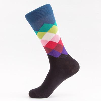 Faded Diamond Sock Socks TasteeTreasures 