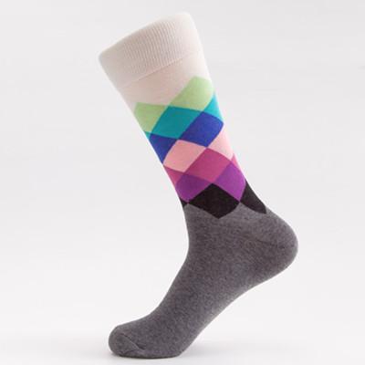 Faded Diamond Sock Socks TasteeTreasures 