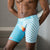 Blue Compression Shorts Shorts TasteeTreasures 30in-32in