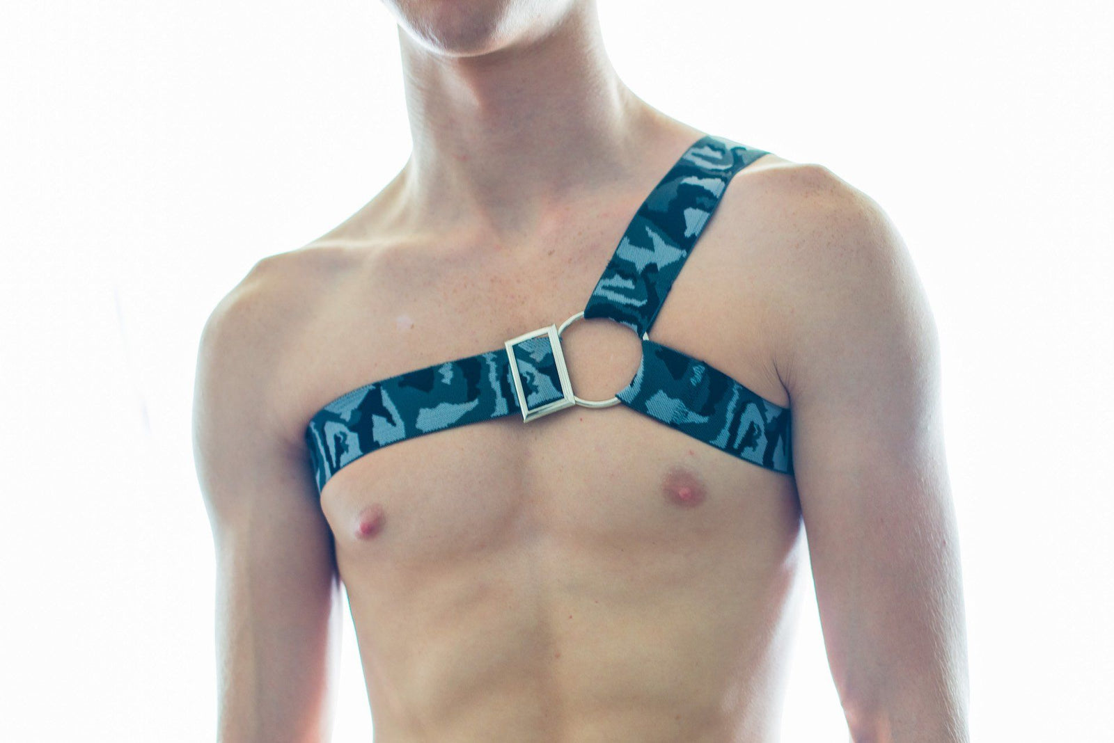 The Recruit Men's Chest Harness Chest Harness TasteeTreasures 