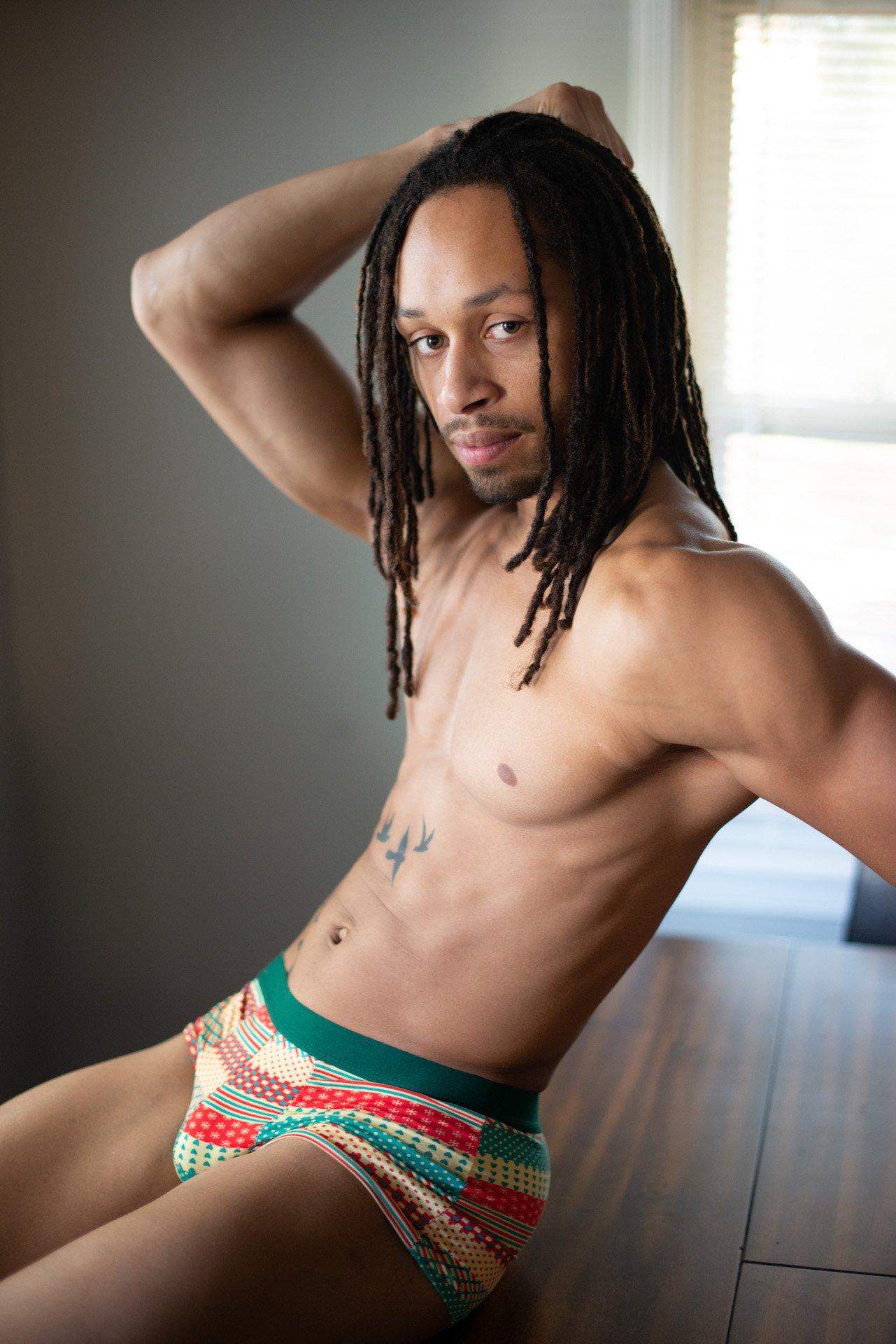 Gift Wrapped Boxer Briefs Boxer Briefs TasteeTreasures 