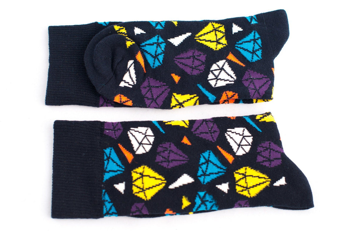 Black Diamond Sock Socks TasteeTreasures 