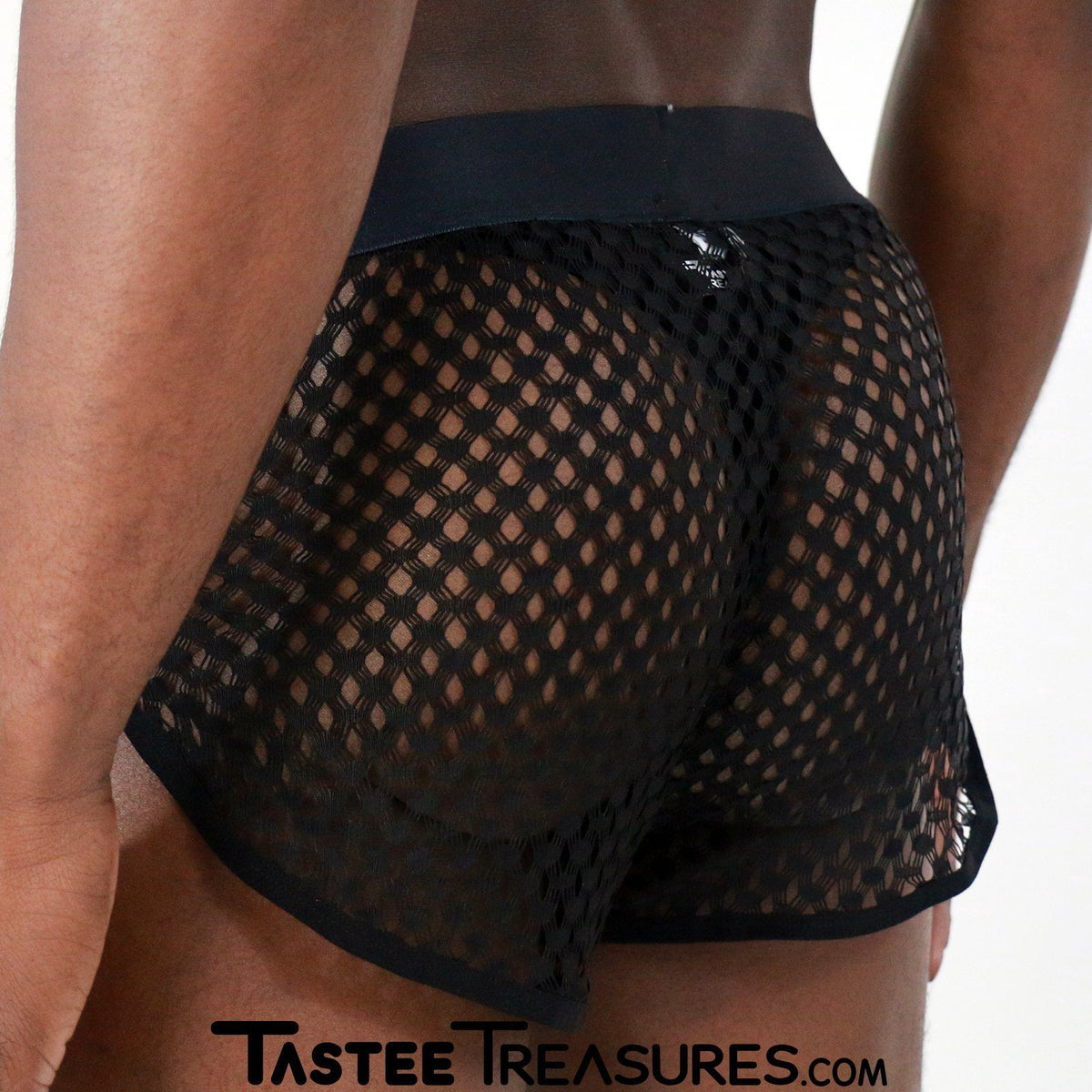 Midnight Mesh Lounge Shorts Shorts TasteeTreasures 