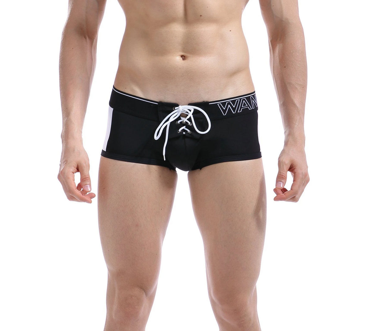 Black Beach Body Swim Trunks Swim Wear TasteeTreasures 