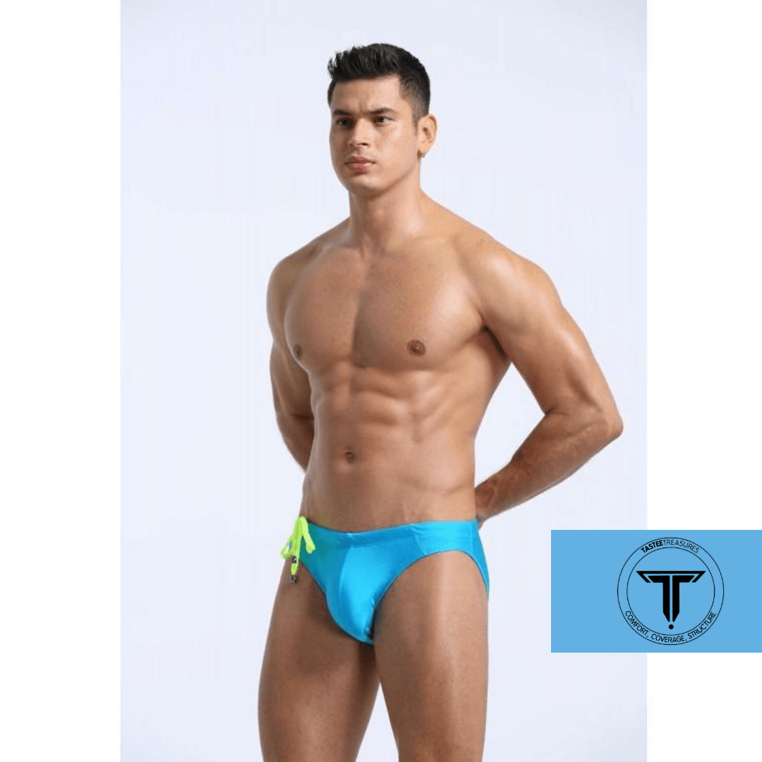Bright Swimwear Briefs - Blue Swim Wear TasteeTreasures Blue 28in-30in 