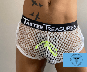 Morning Mesh Shorts Shorts TasteeTreasures White 28in-30in 