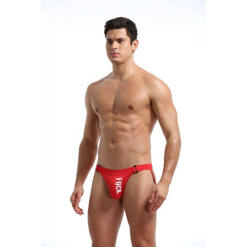 Red F** K Jockstrap TasteeTreasures 