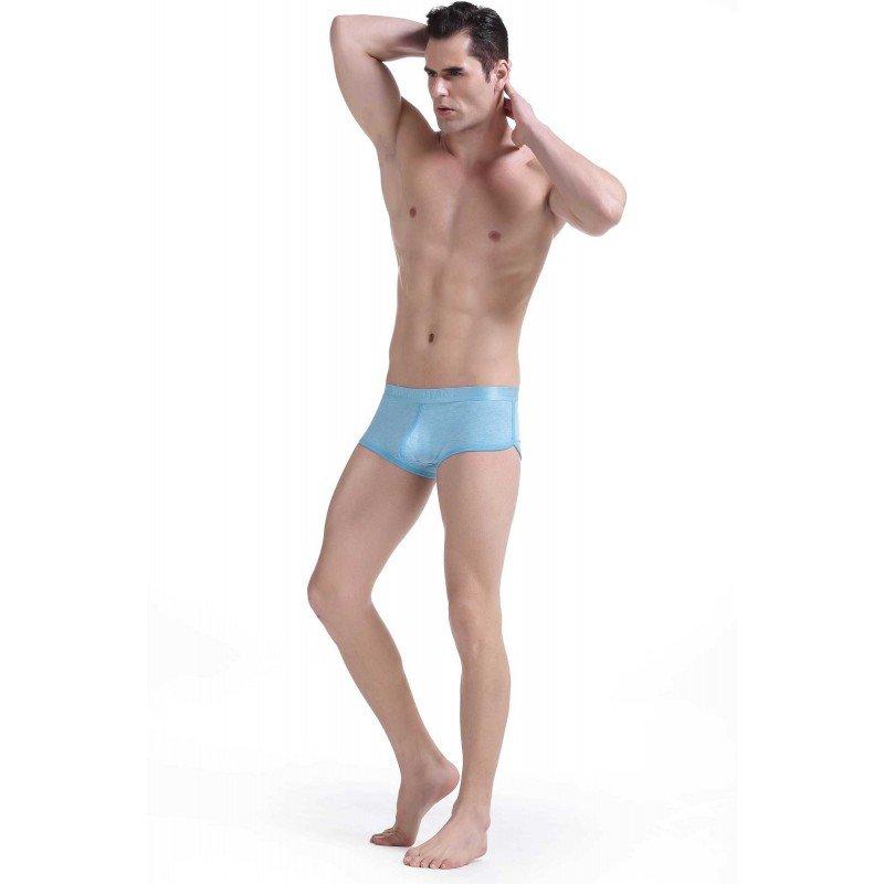 Simple Baby Blue Boxer Briefs Boxer Briefs TasteeTreasures 