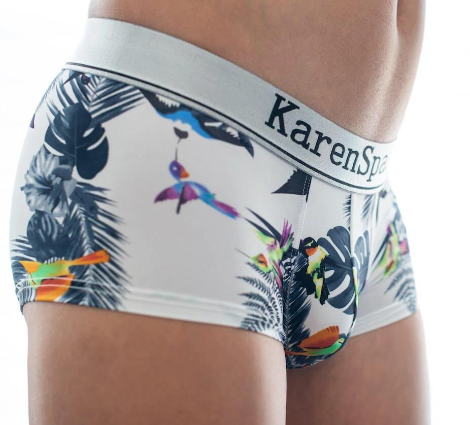 Tropical Boxer Briefs Boxer Briefs TasteeTreasures 